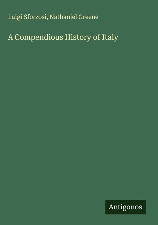 Produktbild: A Compendious History of Italy