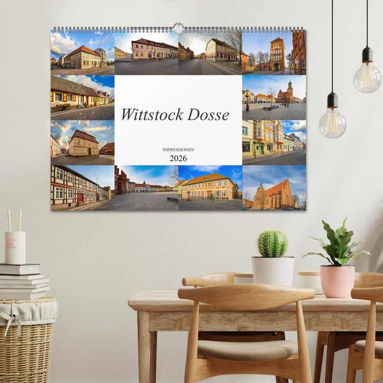Produktbild: Wittstock Dosse Impressionen (Wandkalender 2026 DIN A2 quer), CALVENDO Monatskalender