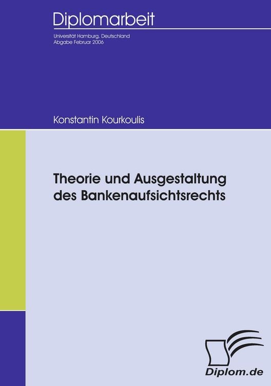 Produktbild: Theorie und Ausgestaltung des Bankenaufsichtsrechts