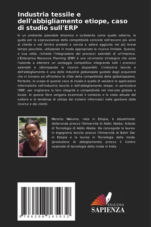Produktbild: Industria tessile e dell'abbigliamento etiope, caso di studio sull'ERP