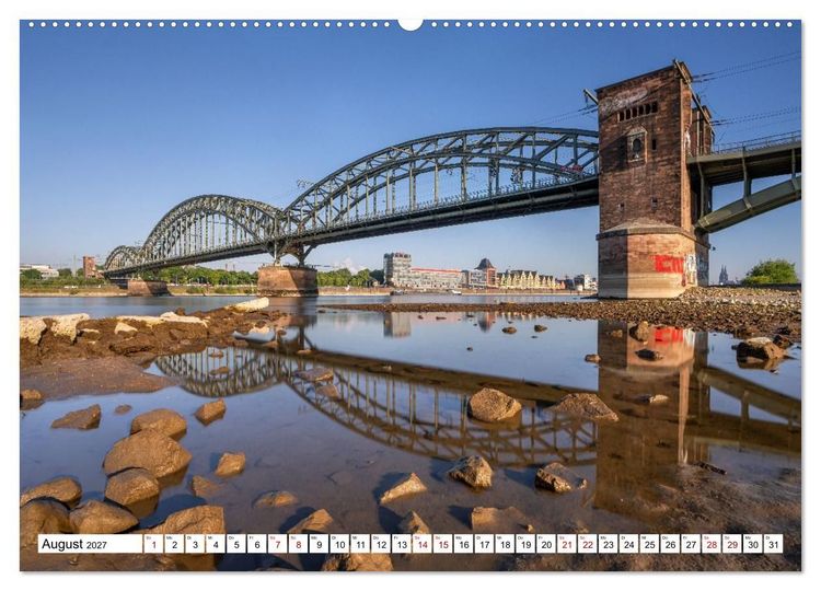 Produktbild: Urbane Impressionen: Domstadt K&ouml;ln - Lebensgef&uuml;hl am Rhein (Wandkalender 2027 DIN A2 quer), CALVENDO Monatskalender