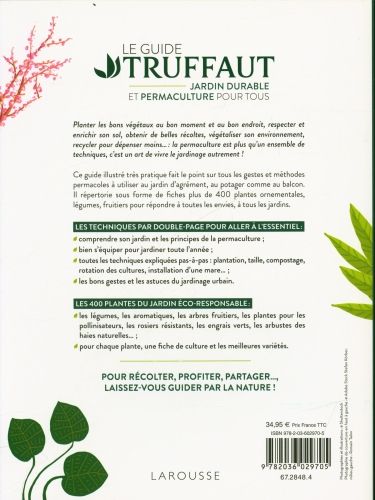 Produktbild: Le Guide Truffaut : jardin durable et permaculture pour tous