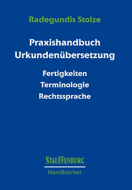Produktbild: Praxishandbuch Urkunden&uuml;bersetzung
