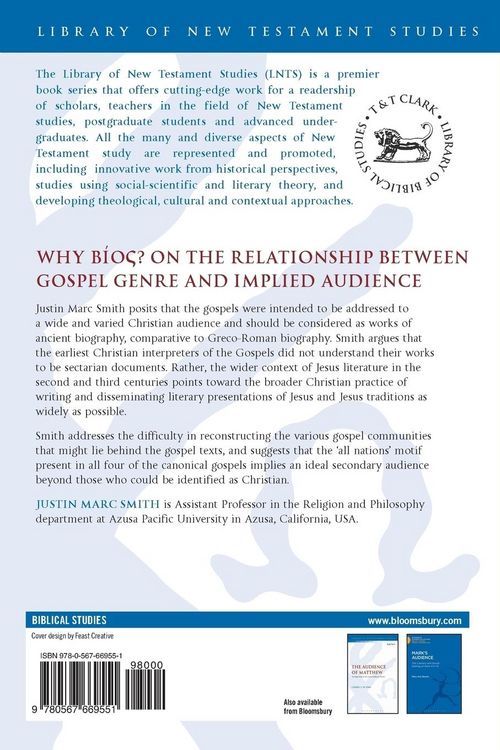 Produktbild: Why B&iacute;os? On the Relationship Between Gospel Genre and Implied Audience