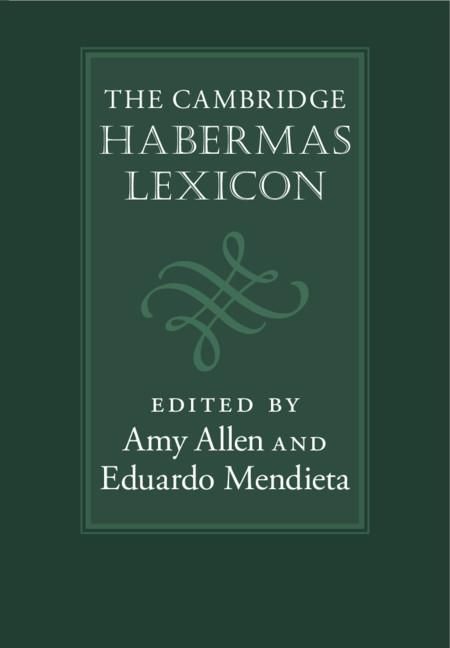 Produktbild: Cambridge Habermas Lexicon