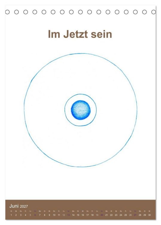 Produktbild: Delfinheilsymbole (Tischkalender 2027 DIN A5 hoch), CALVENDO Monatskalender