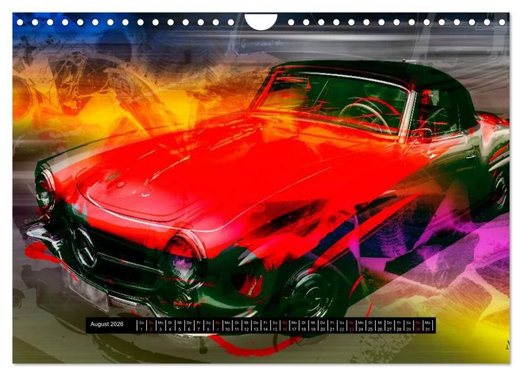 Produktbild: POP ART 3500 (Wandkalender 2026 DIN A4 quer), CALVENDO Monatskalender