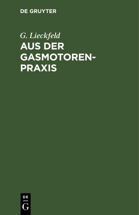 Produktbild: Aus der Gasmotoren-Praxis
