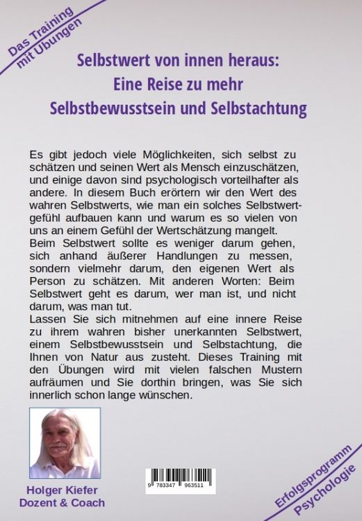 Produktbild: Selbstwert von innen heraus - ergibt mehr Selbstbewusstsein