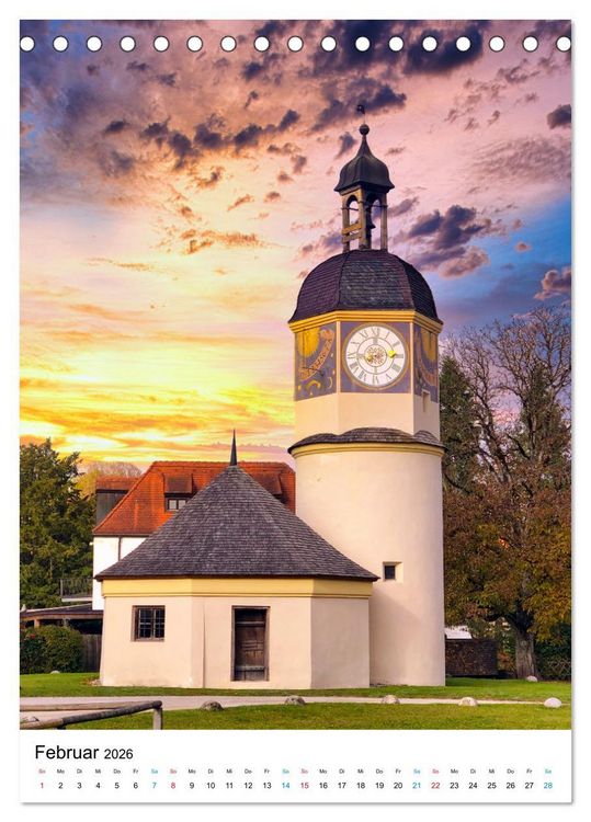 Produktbild: Burghausen, eine historische Stadt im Fokus (Tischkalender 2026 DIN A5 hoch), CALVENDO Monatskalender
