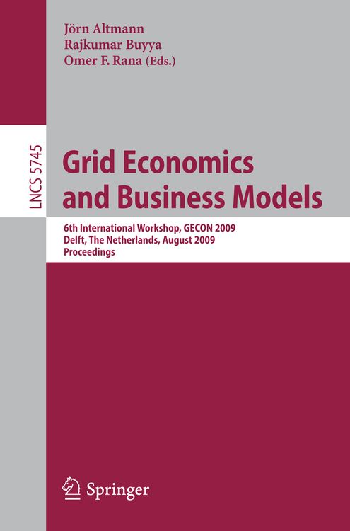 Produktbild: Grid Economics and Business Models