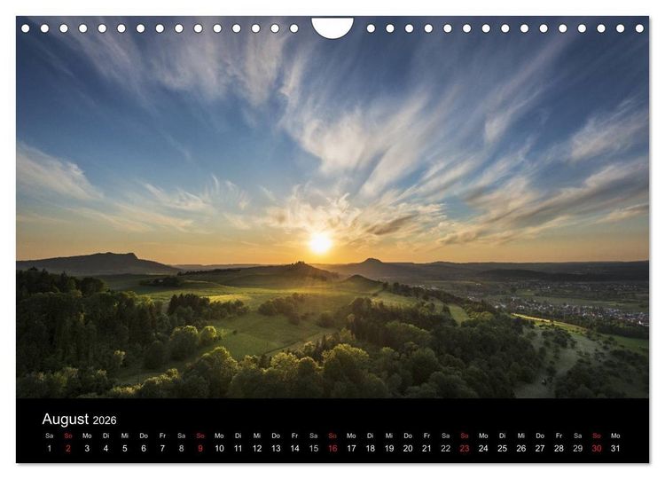 Produktbild: Vulkanlandschaft Hegau 2026 (Wandkalender 2026 DIN A4 quer), CALVENDO Monatskalender