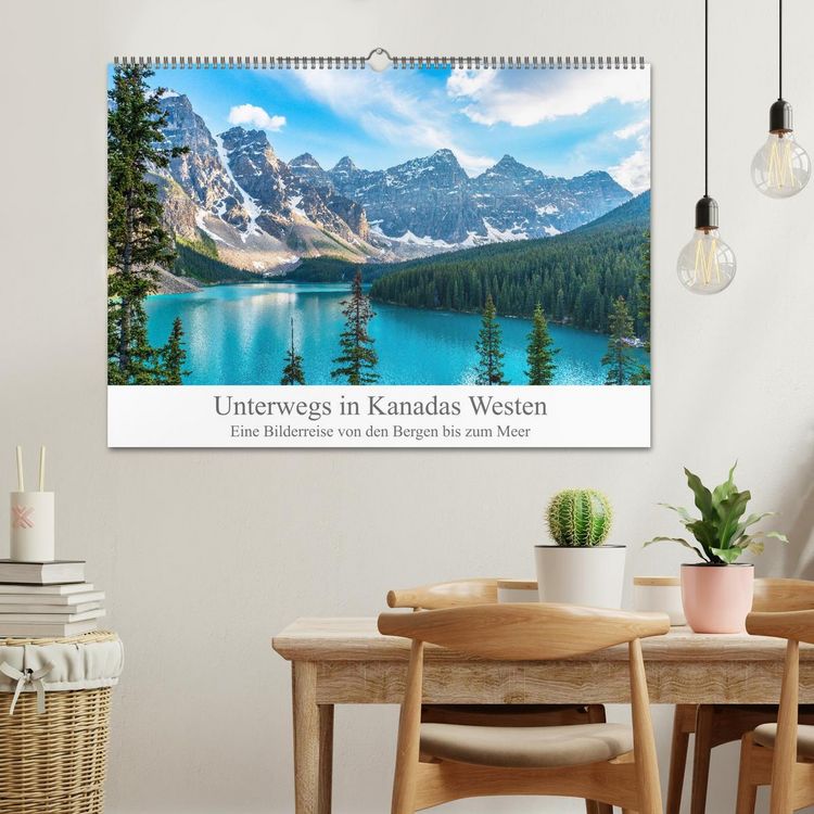 Produktbild: Unterwegs in Kanadas Westen (Wandkalender 2026 DIN A2 quer), CALVENDO Monatskalender