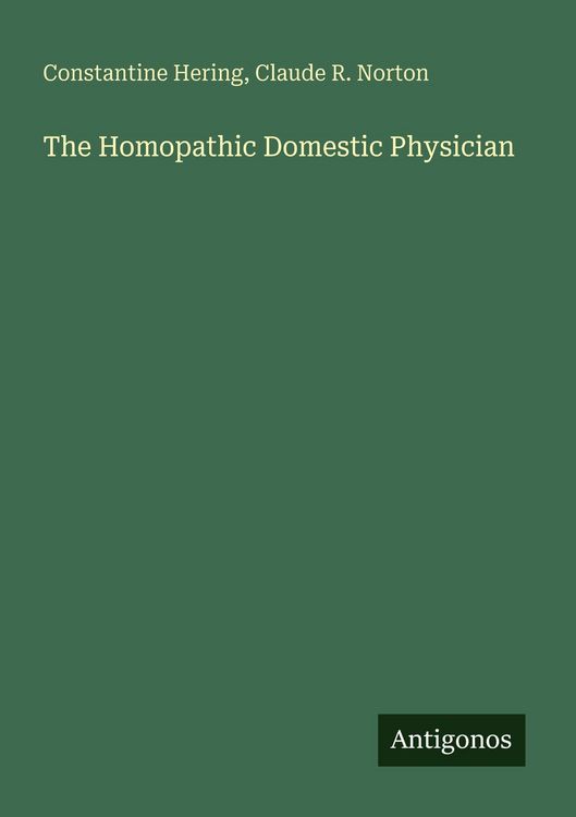Produktbild: The Homopathic Domestic Physician
