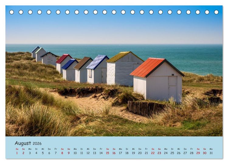 Produktbild: Unterwegs in der Normandie (Tischkalender 2026 DIN A5 quer), CALVENDO Monatskalender