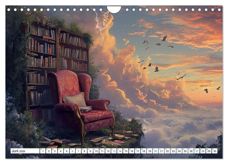 Produktbild: Sesselgeschichten (Wandkalender 2026 DIN A4 quer), CALVENDO Monatskalender