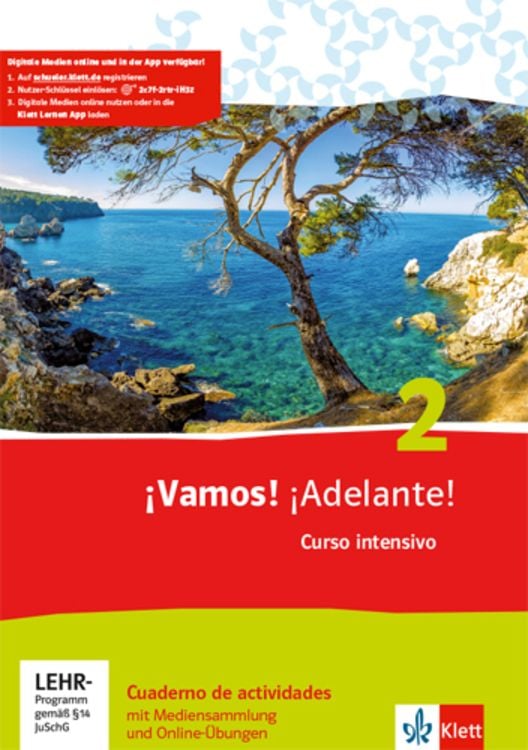 Produktbild: &iexcl;Vamos! &iexcl;Adelante! 2. Curso intensivo. Cuaderno de actividades mit Mediensammlung und Online-&Uuml;bungen