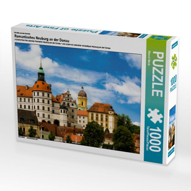 Produktbild: CALVENDO Puzzle Ein Motiv aus dem Kalender Romantisches Neuburg an der Donau | 1000 Teile Lege-Gr&ouml;&szlig;e 64x48cm Foto-Puzzle f&uuml;r gl&uuml;ckliche Stunden