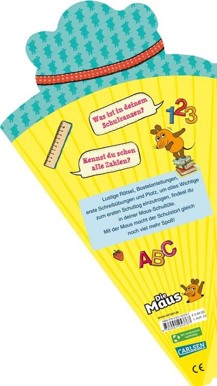 Produktbild: Frag doch mal ... die Maus: Maus-R&auml;tselspa&szlig; zum Schulanfang