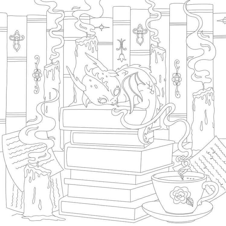 Produktbild: Romantasy Colouring Book