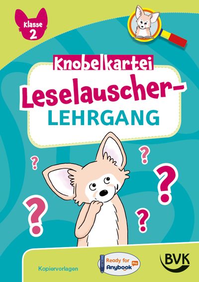 Produktbild: Leselauscher-Lehrgang: Knobelkartei Klasse 2