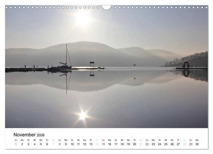 Produktbild: Morgenstimmungen 2026 (Wandkalender 2026 DIN A3 quer), CALVENDO Monatskalender
