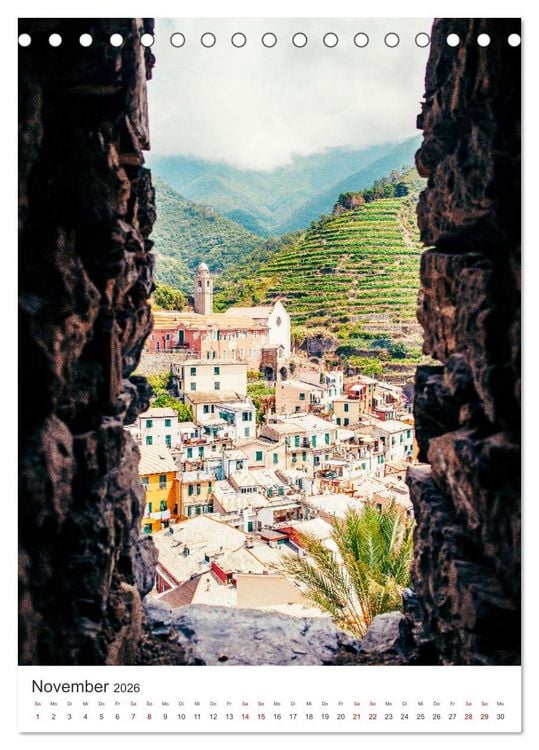 Produktbild: Italien - Von den Alpen bis zum Mittelmeer. (Tischkalender 2026 DIN A5 hoch), CALVENDO Monatskalender