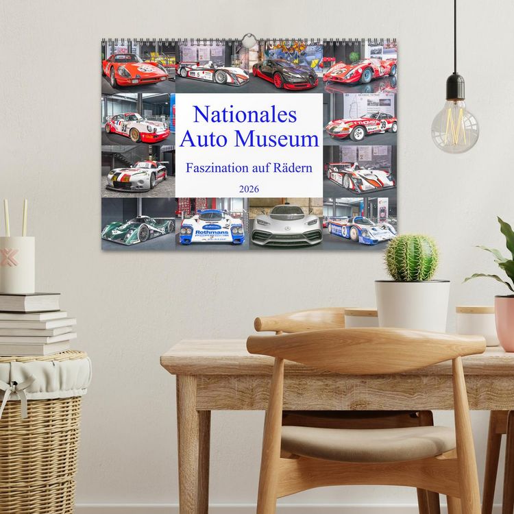 Produktbild: Nationales Auto Museum, Faszination auf R&auml;dern (Wandkalender 2026 DIN A3 quer), CALVENDO Monatskalender