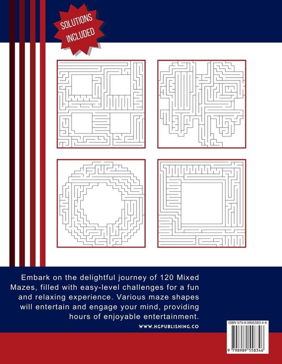 Produktbild: 120 Mixed Mazes - Easy Volume 1