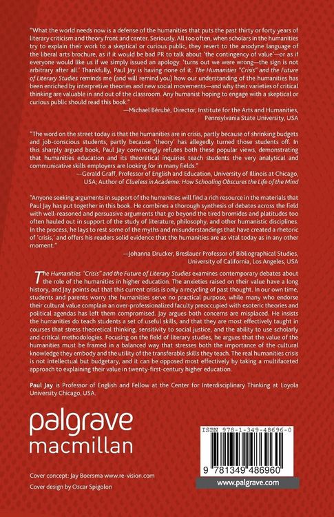 Produktbild: The Humanities "Crisis" and the Future of Literary Studies