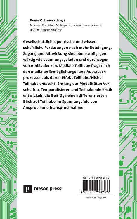 Produktbild: Mediale Teilhabe