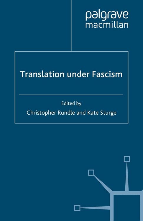 Produktbild: Translation Under Fascism