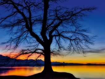 Produktbild: CALVENDO Puzzle F&ouml;hnabend am Chiemsee 1000 Teile Puzzle quer | 1000 Teile Lege-Gr&ouml;&szlig;e 64 &times; 48 cm Foto-Puzzle f&uuml;r gl&uuml;ckliche Stunden