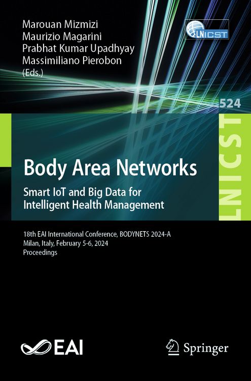 Produktbild: Body Area Networks. Smart IoT and Big Data for Intelligent Health Management