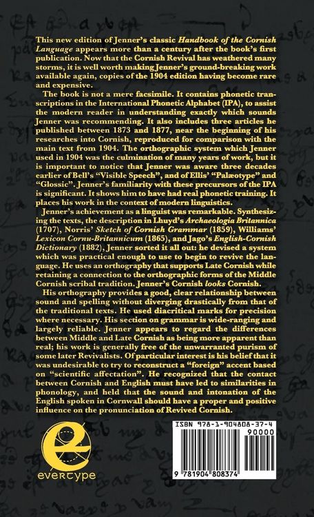 Produktbild: Henry Jenner's Handbook of the Cornish Language