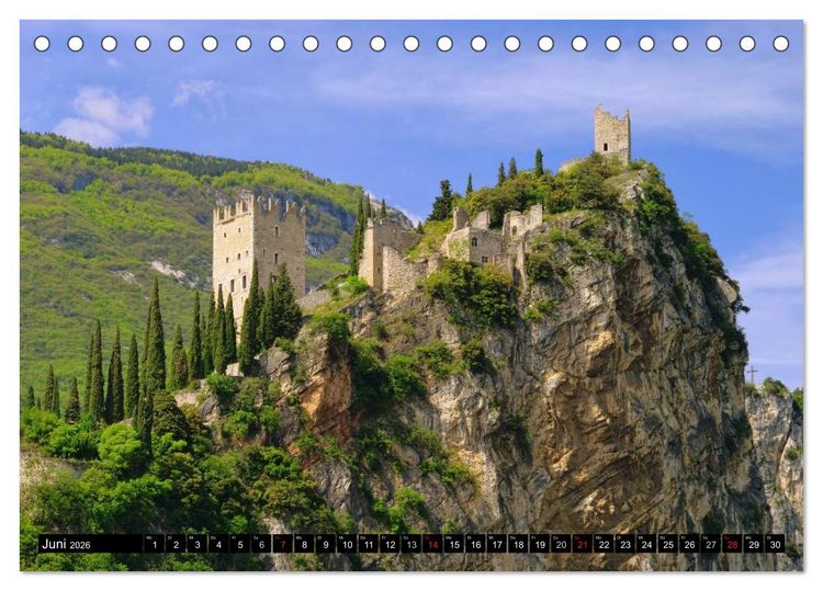Produktbild: Gardasee (Tischkalender 2026 DIN A5 quer), CALVENDO Monatskalender