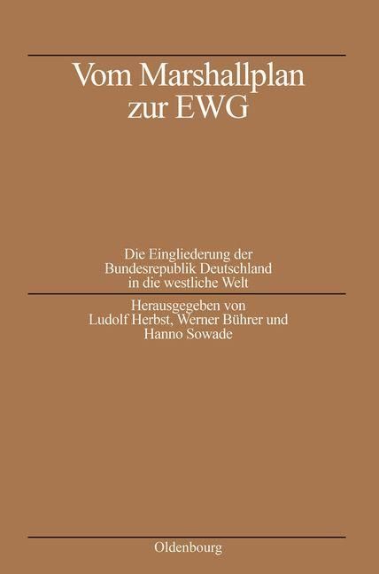 Produktbild: Vom Marshallplan zur EWG