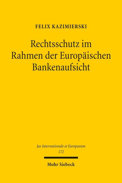 Produktbild: Rechtsschutz im Rahmen der Europ&auml;ischen Bankenaufsicht