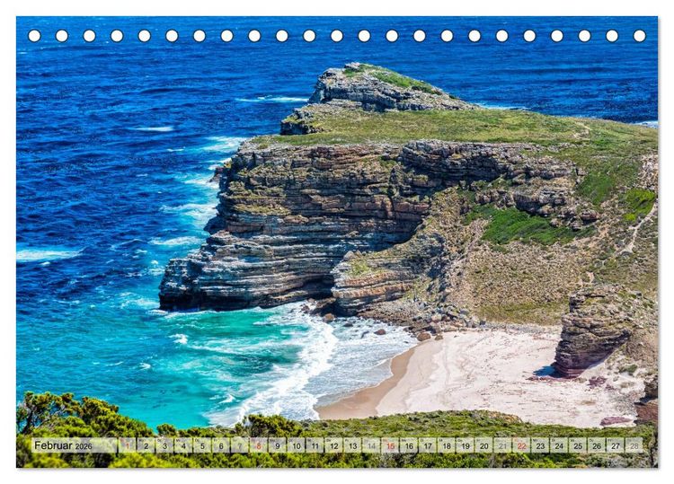 Produktbild: Westkap S&uuml;dafrika (Tischkalender 2026 DIN A5 quer), CALVENDO Monatskalender