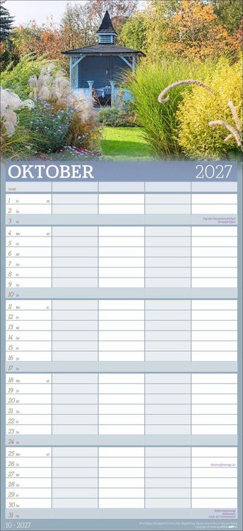 Produktbild: Garten Familienplaner 2027