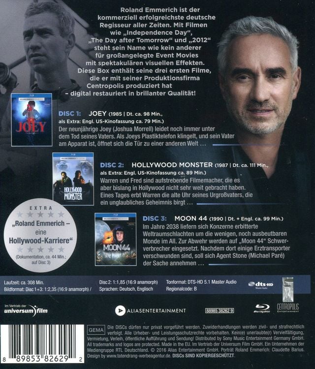 Produktbild: Roland Emmerich Collection [3 BRs]