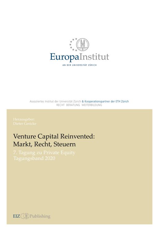 Produktbild: Venture Capital Reinvented: Markt, Recht, Steuern