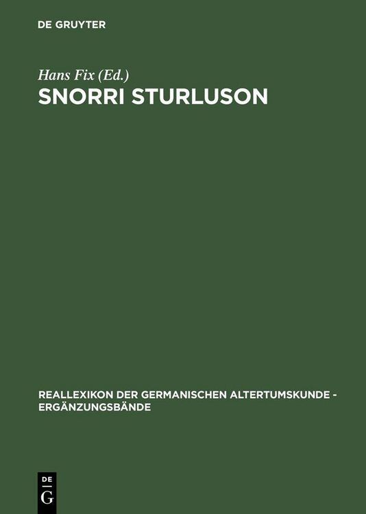 Produktbild: Snorri Sturluson