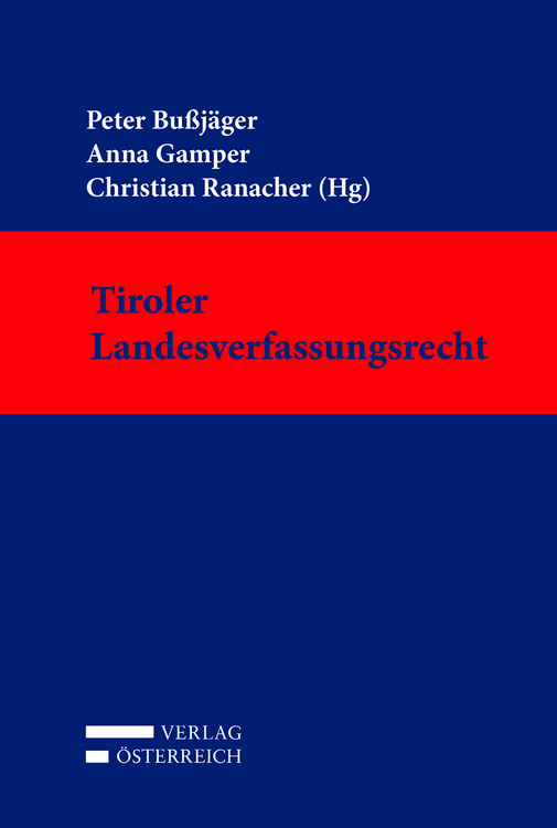 Produktbild: Tiroler Landesverfassungsrecht