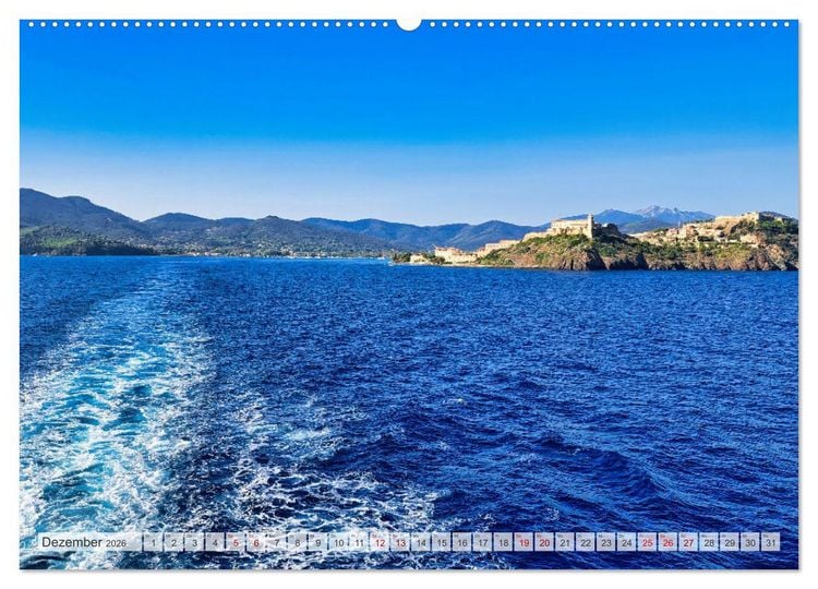 Produktbild: Faszinierendes Elba (hochwertiger Premium Wandkalender 2026 DIN A2 quer), Kunstdruck in Hochglanz