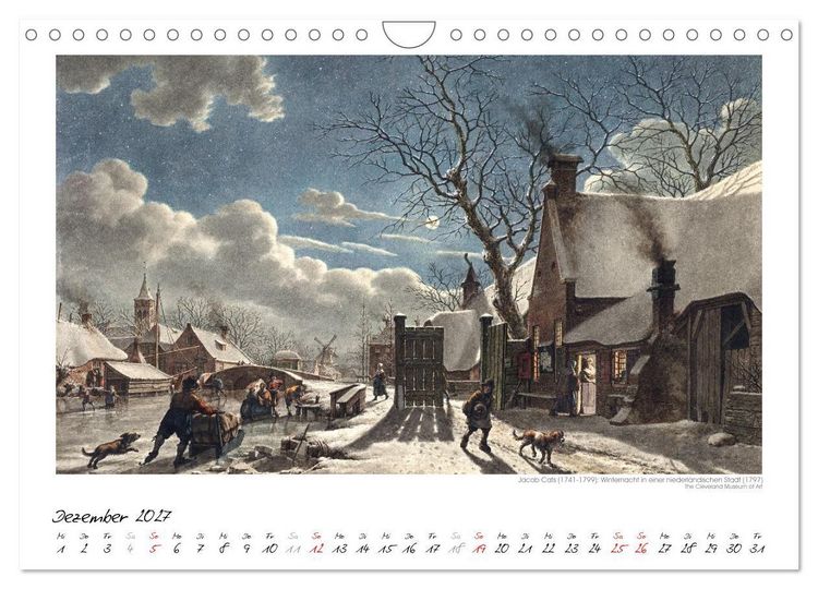 Produktbild: Im Mondschein. Malerische stille Nacht - Kunstkalender (Wandkalender 2027 DIN A4 quer), CALVENDO Monatskalender