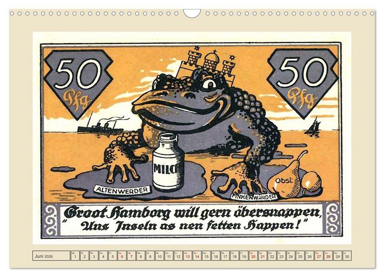Produktbild: Gru&szlig; aus Finkenwerder (Wandkalender 2026 DIN A3 quer), CALVENDO Monatskalender