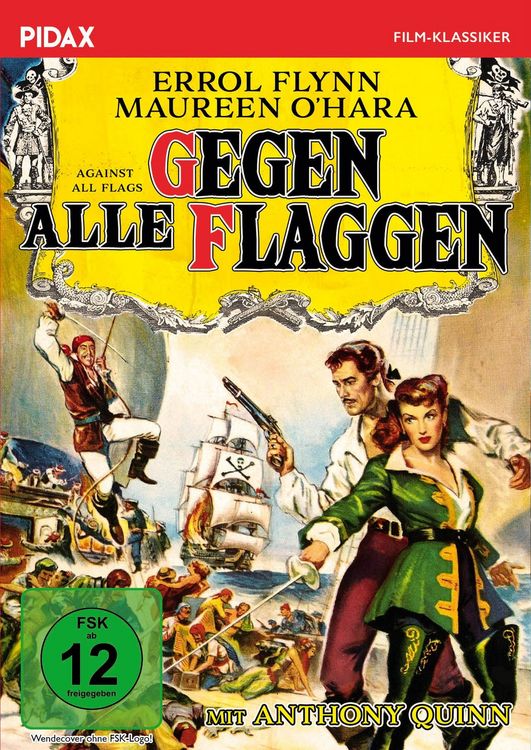 Produktbild: Gegen alle Flaggen (Against All Flags) / Furioses Piraten-Abenteuer mit Errol Flynn und Anthony Quinn (Pidax Film-Klassiker)