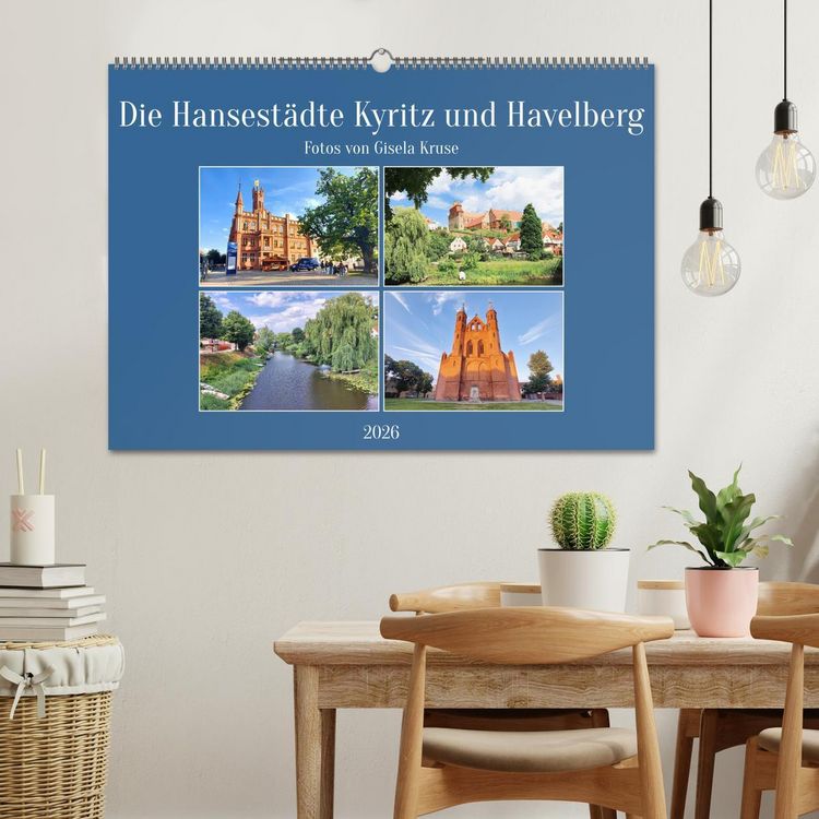 Produktbild: Die Hansest&auml;dte Kyritz und Havelberg (Wandkalender 2026 DIN A2 quer), CALVENDO Monatskalender