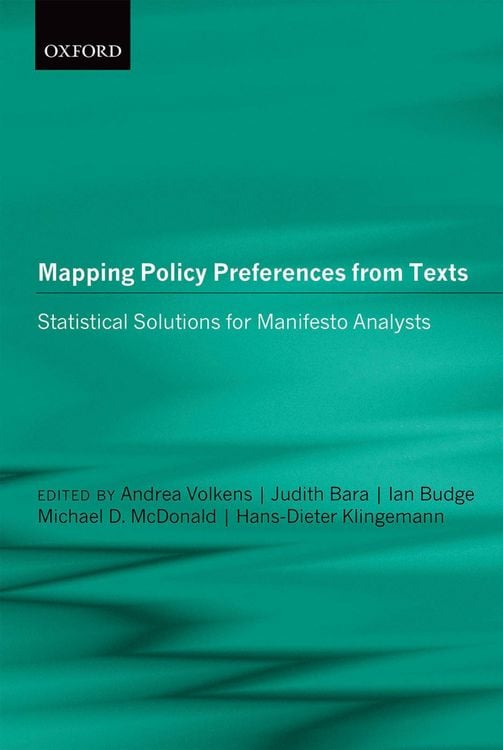 Produktbild: Mapping Policy Preferences from Texts